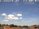 Der Himmel über Mannheim um 13:00 Uhr